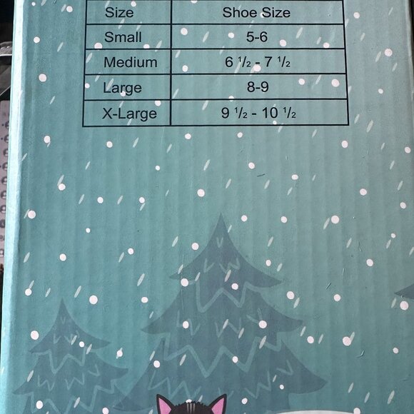 Slippers Winter wishes  M (NIB) - Picture 3 of 6